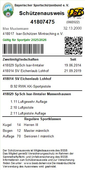 Schuetzenausweis digital